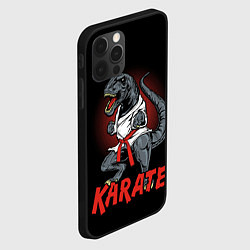 Чехол для iPhone 12 Pro Max KARATE T-REX, цвет: 3D-черный — фото 2