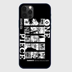 Чехол для iPhone 12 Pro Max ONE PIECE Главные герои, цвет: 3D-черный