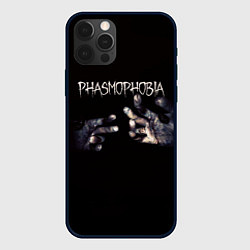 Чехол для iPhone 12 Pro Max Phasmophobia, цвет: 3D-черный