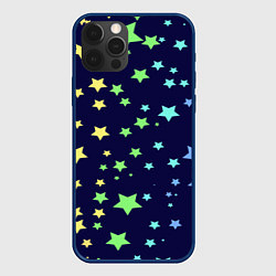 Чехол для iPhone 12 Pro Max Звезды, цвет: 3D-тёмно-синий