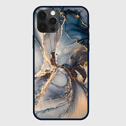 Чехол для iPhone 12 Pro Max Fluid art ink mix, цвет: 3D-черный