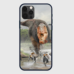 Чехол для iPhone 12 Pro Max Т-Рекс Динозавр Dino Z, цвет: 3D-черный
