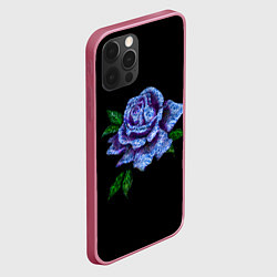 Чехол для iPhone 12 Pro Max Сапфировая роза, цвет: 3D-малиновый — фото 2