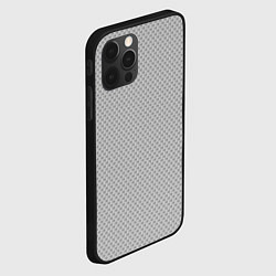 Чехол для iPhone 12 Pro Max GRAY CARBON, цвет: 3D-черный — фото 2