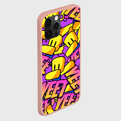 Чехол для iPhone 12 Pro Max ROBLOX РОБЛОКС YEET, цвет: 3D-светло-розовый — фото 2