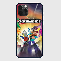 Чехол для iPhone 12 Pro Max MINECRAFT МАЙНКРАФТ Z, цвет: 3D-черный