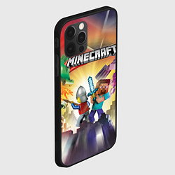 Чехол для iPhone 12 Pro Max MINECRAFT МАЙНКРАФТ Z, цвет: 3D-черный — фото 2