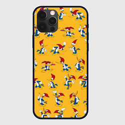 Чехол для iPhone 12 Pro Max Такой разный Дятел Вуди, цвет: 3D-черный