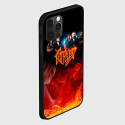 Чехол для iPhone 12 Pro Max Ария в огне, цвет: 3D-черный — фото 2