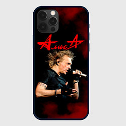 Чехол для iPhone 12 Pro Max Константин Кинчев - Алиса, цвет: 3D-черный