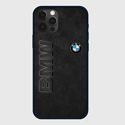 Чехол для iPhone 12 Pro Max BMW LOGO AND INSCRIPTION, цвет: 3D-черный