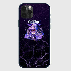 Чехол для iPhone 12 Pro Max Genshin Impact - Raiden Shogun, цвет: 3D-черный