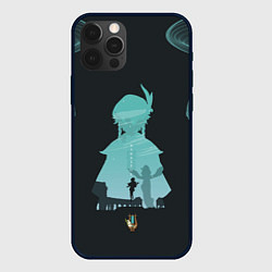Чехол для iPhone 12 Pro Max ВЕНТИ VENTI ГЕНШИН, цвет: 3D-черный