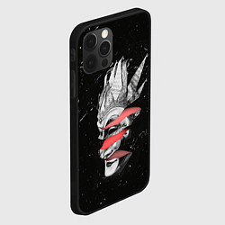 Чехол для iPhone 12 Pro Max Mask Brejcha, цвет: 3D-черный — фото 2