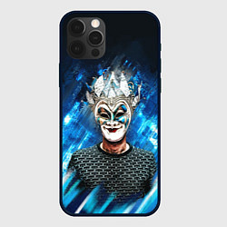 Чехол для iPhone 12 Pro Max Boris Brejcha Blue, цвет: 3D-черный
