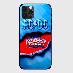 Чехол для iPhone 12 Pro Max ACDC - The Razor’s Edge, цвет: 3D-черный