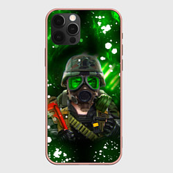 Чехол для iPhone 12 Pro Max Opposing Force Адриан Шепард спина Z, цвет: 3D-светло-розовый