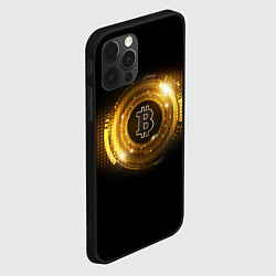 Чехол для iPhone 12 Pro Max BITCOIN КРИПТОВАЛЮТА, цвет: 3D-черный — фото 2