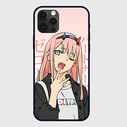 Чехол для iPhone 12 Pro Max Zero Two Darling in the Franxx, цвет: 3D-черный