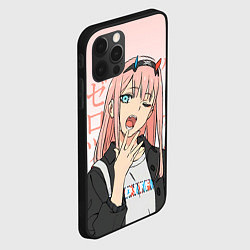 Чехол для iPhone 12 Pro Max Zero Two Darling in the Franxx, цвет: 3D-черный — фото 2