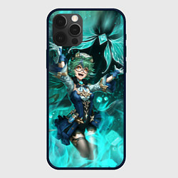 Чехол для iPhone 12 Pro Max Сахароза Genshin Impact Геншин Импакт Z, цвет: 3D-черный