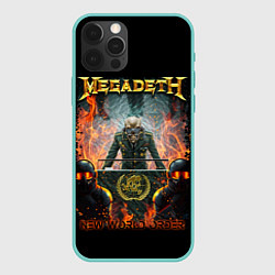 Чехол для iPhone 12 Pro Max Megadeth, цвет: 3D-мятный
