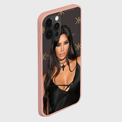Чехол для iPhone 12 Pro Max Ким Кардашьян, цвет: 3D-светло-розовый — фото 2