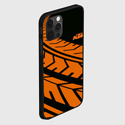 Чехол для iPhone 12 Pro Max ORANGE KTM КТМ Z, цвет: 3D-черный — фото 2