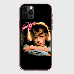 Чехол для iPhone 12 Pro Max Young Americans - David Bowie, цвет: 3D-светло-розовый