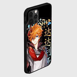 Чехол для iPhone 12 Pro Max Тарталья, Genshin Impact, цвет: 3D-черный — фото 2