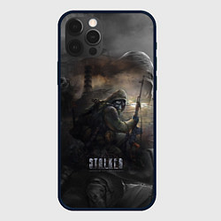 Чехол для iPhone 12 Pro Max СТАЛКЕР ТЕНИ ЧЕРНОБЫЛЯ STALKER SHADOW OF CHERNOBYL, цвет: 3D-черный