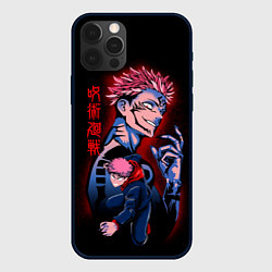 Чехол для iPhone 12 Pro Max Магическая битва, Сукуна и Итадори, цвет: 3D-черный