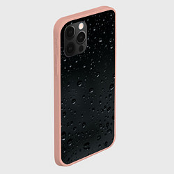 Чехол для iPhone 12 Pro Max Ночной дождь, цвет: 3D-светло-розовый — фото 2