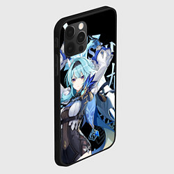 Чехол для iPhone 12 Pro Max Эола Genshin Impact, цвет: 3D-черный — фото 2