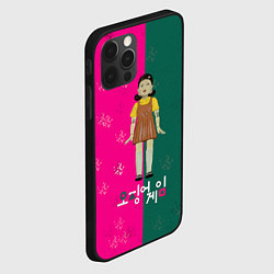 Чехол для iPhone 12 Pro Max Игра в кальмара: Противостояние, цвет: 3D-черный — фото 2