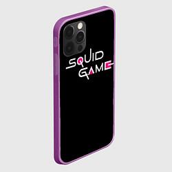 Чехол для iPhone 12 Pro Max Squid Game, цвет: 3D-сиреневый — фото 2