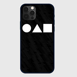 Чехол для iPhone 12 Pro Max Игра в кальмара: Фигуры, цвет: 3D-черный