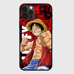 Чехол для iPhone 12 Pro Max Манки Д Луффи, One Piece, цвет: 3D-черный