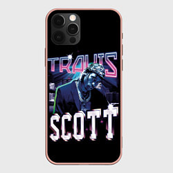 Чехол для iPhone 12 Pro Max Travis Scott RAP, цвет: 3D-светло-розовый