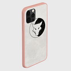 Чехол для iPhone 12 Pro Max Лунные волки ранний лого цвет легиона, цвет: 3D-светло-розовый — фото 2