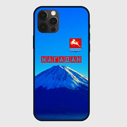 Чехол для iPhone 12 Pro Max Магадан герб, цвет: 3D-черный