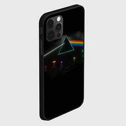 Чехол для iPhone 12 Pro Max ПИНК ФЛОЙД PINK FLOYD LOGO, цвет: 3D-черный — фото 2