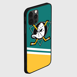 Чехол для iPhone 12 Pro Max Анахайм Дакс, NHL, цвет: 3D-черный — фото 2