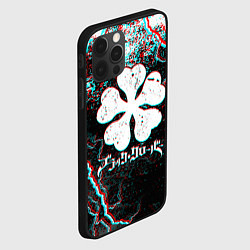 Чехол для iPhone 12 Pro Max BLACK CLOVER GLITCHF FLASHES, цвет: 3D-черный — фото 2