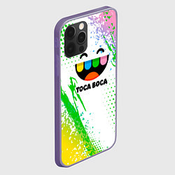 Чехол для iPhone 12 Pro Max Toca Boca: Улыбашка, цвет: 3D-серый — фото 2
