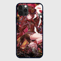 Чехол для iPhone 12 Pro Max HU TAO ХУ ТАО Похоронное бюро, цвет: 3D-черный