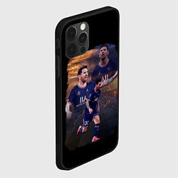 Чехол для iPhone 12 Pro Max ЛИОНЕЛЬ МЕССИ ПСЖ, цвет: 3D-черный — фото 2
