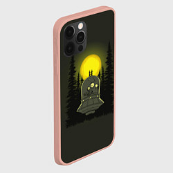 Чехол для iPhone 12 Pro Max Шокированный пришелец в лесу, цвет: 3D-светло-розовый — фото 2