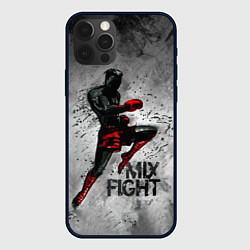 Чехол для iPhone 12 Pro Max MIX FIGHT, цвет: 3D-черный