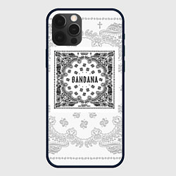 Чехол для iPhone 12 Pro Max Big Baby Tape x Kizaru BANDANA Бандана Кизару Тейп, цвет: 3D-черный